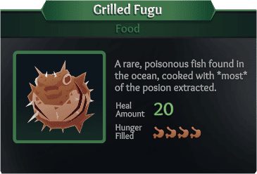 Len's Island - Grilled Fugu